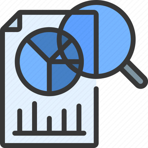 Research, document, file, analysis, loupe icon - Download on Iconfinder
