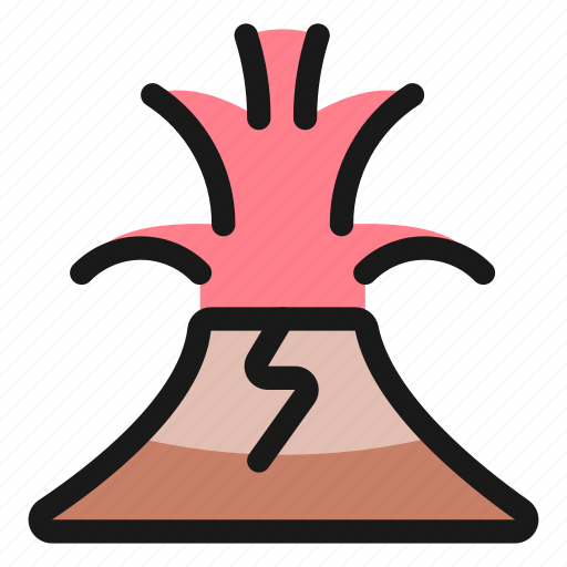 Natural, disaster, volcano icon - Download on Iconfinder