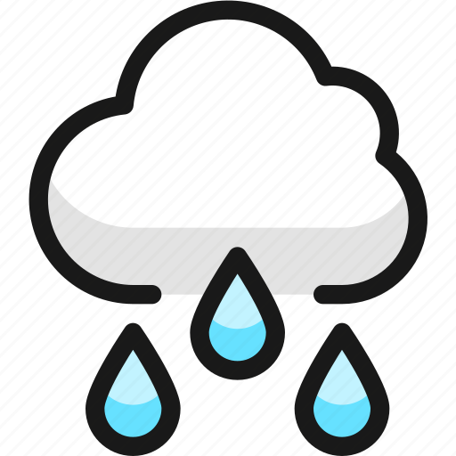 Weather, cloud, rain, drops icon - Download on Iconfinder