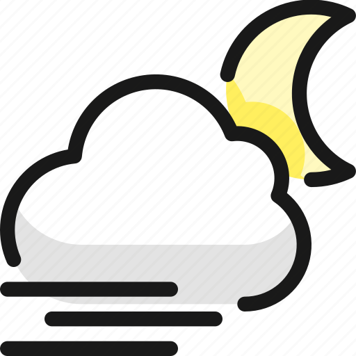 Weather, night, wind icon - Download on Iconfinder