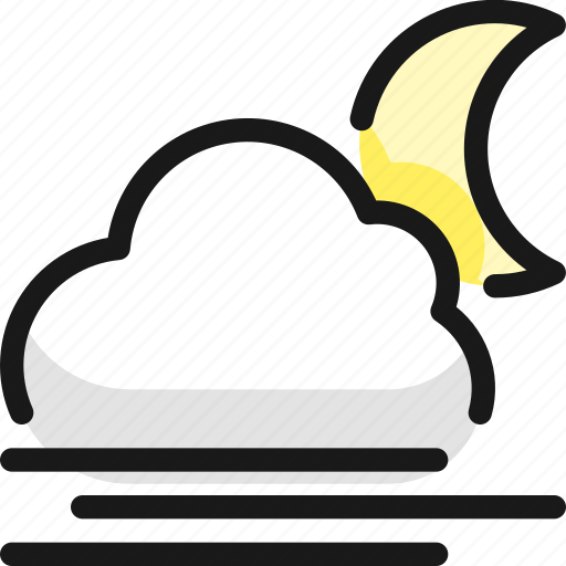 Weather, night, windy icon - Download on Iconfinder