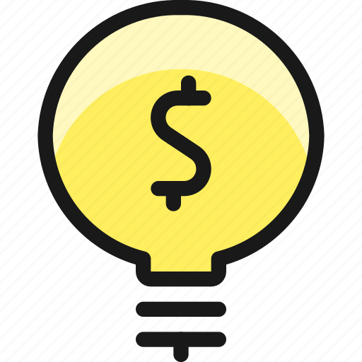 Cash, bulb icon - Download on Iconfinder on Iconfinder