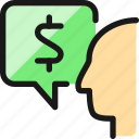 profile, user, cash, message