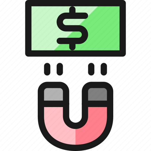 Monetization, dollar, bill, magnet icon - Download on Iconfinder