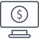 business, computer, money, monitor