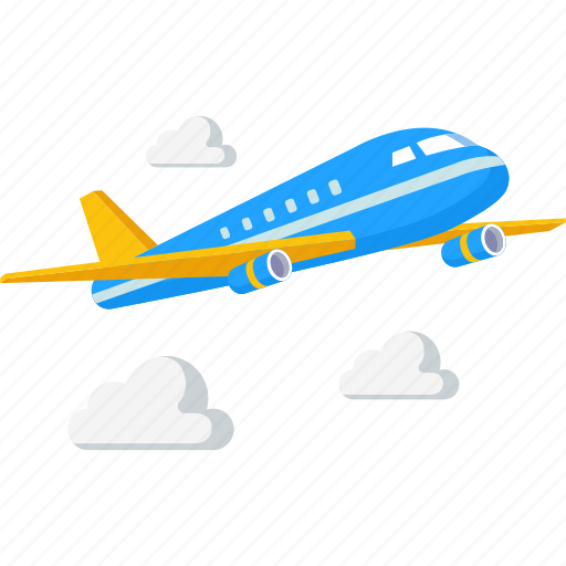 Airplane, airport, business, flight, plane, ticket, transportation icon - Download on Iconfinder