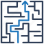 maze, labyrinth, solution 