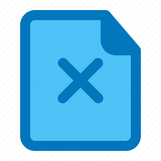Basic, business, delete, file, format, paper, work icon - Download on Iconfinder