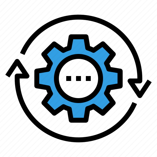 Progress, innovation, solution, efficiency, gear, productivity, rotation icon - Download on Iconfinder