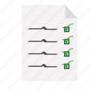 checklist, contract, events, list, to-do