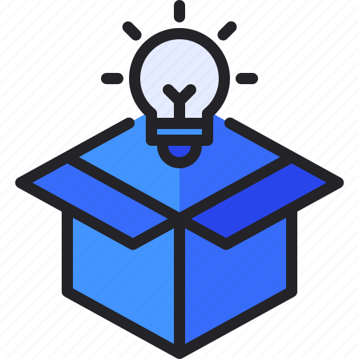 Box, bulb, business, idea, lamp icon - Download on Iconfinder