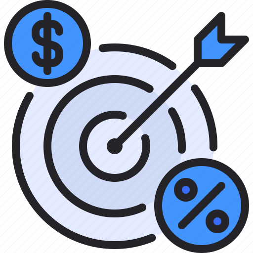 Arrow, business, discount, finance, target icon - Download on Iconfinder