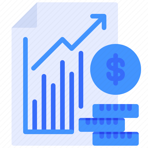 Business, coin, document, finance, statistics icon - Download on Iconfinder