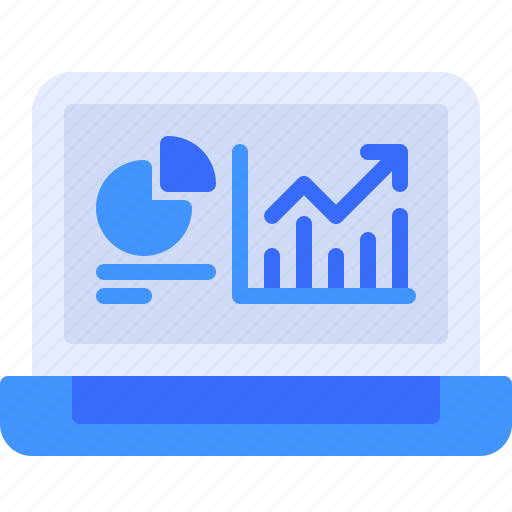 Business, diagram, graph, laptop, statistics icon - Download on Iconfinder