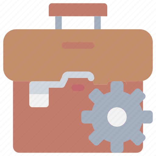 Bag, business, case, gear, management, process icon - Download on Iconfinder
