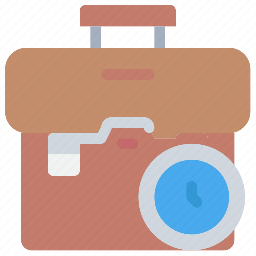 Bag, business, case, management, office, time, timer icon - Download on Iconfinder