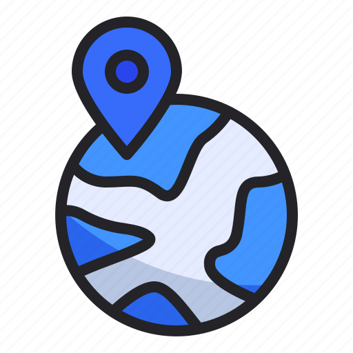 Business, finance, gps, map, pin, strategy, world icon - Download on Iconfinder