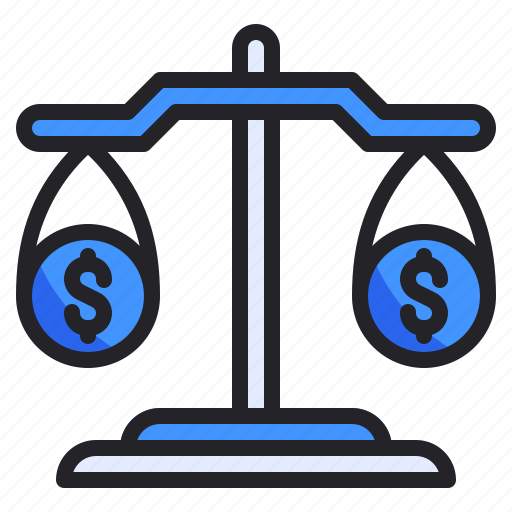 Balance, business, finance, law, money, scale, strategy icon - Download on Iconfinder