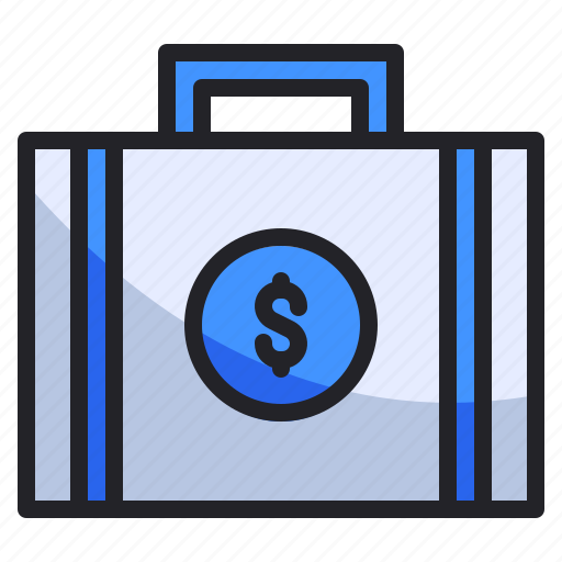 Bag, briefcase, business, finance, money, strategy, suitcase icon - Download on Iconfinder