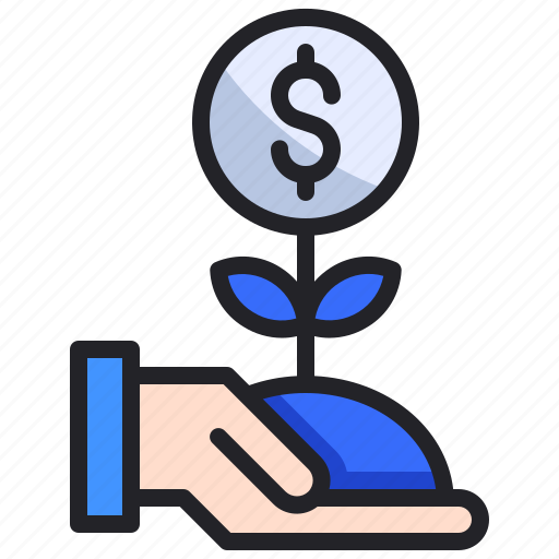 Business, finance, flower, growth, money, plant, strategy icon - Download on Iconfinder