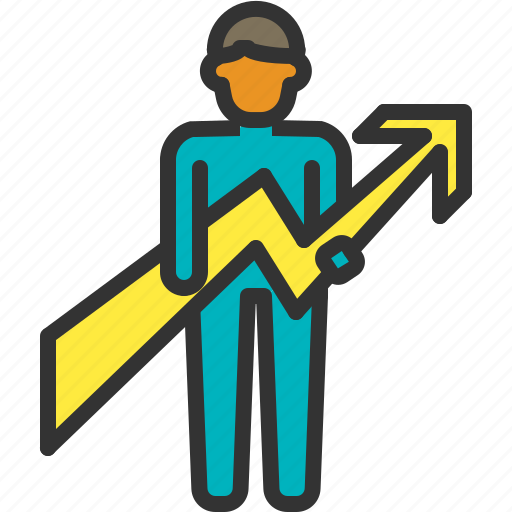 Avatar, business, direction, finance, graph, man, marketing icon - Download on Iconfinder