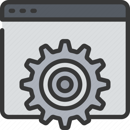 Website, optimisation, gear, cog icon - Download on Iconfinder