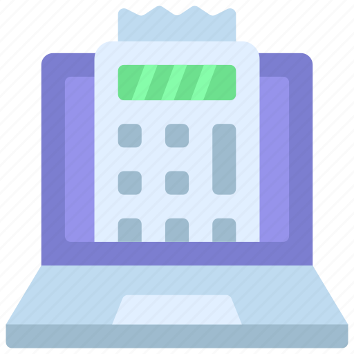Accounitng, software, accountant, budgeting, laptop icon - Download on Iconfinder