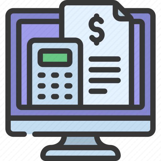 Budgeting, budget, software, computer, money icon - Download on Iconfinder