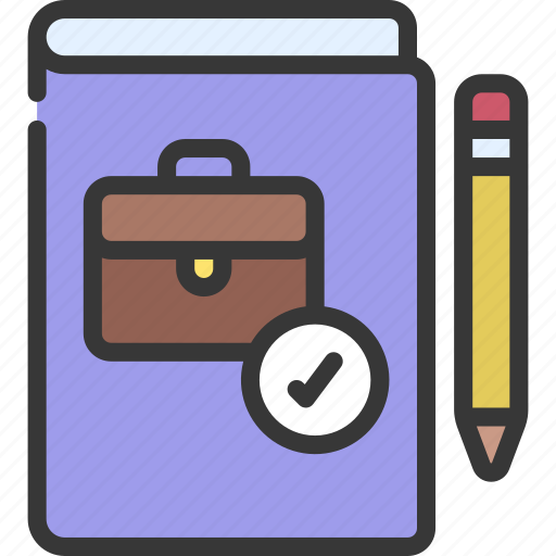 Business, planner, planning, brief, case, pencil icon - Download on Iconfinder
