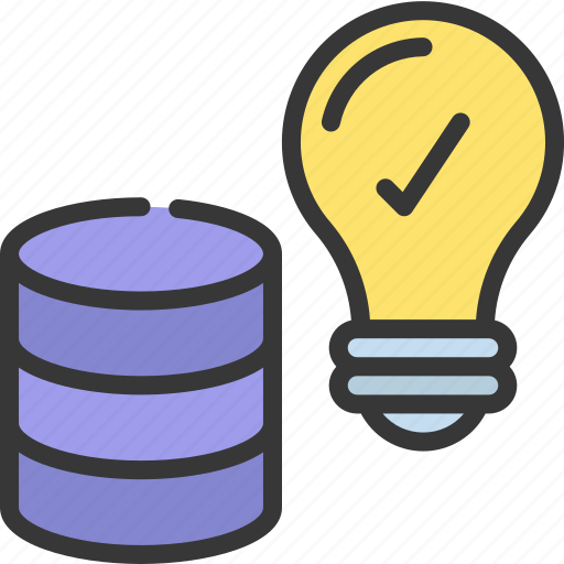 Data, solutions, database, lightbulb, idea icon - Download on Iconfinder