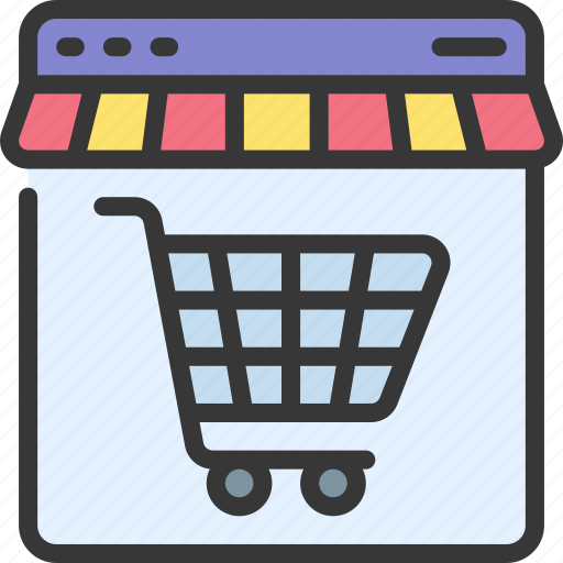 Ecommerce, website, shop, trolley icon - Download on Iconfinder