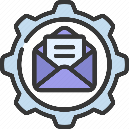 Email, management, mail, cog, gear icon - Download on Iconfinder