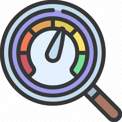 Performance, reporting, loupe, magnifying, glass icon - Download on Iconfinder