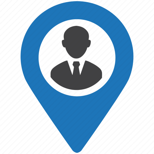 Business, location, man, marker, pin, place, placement icon - Download on Iconfinder