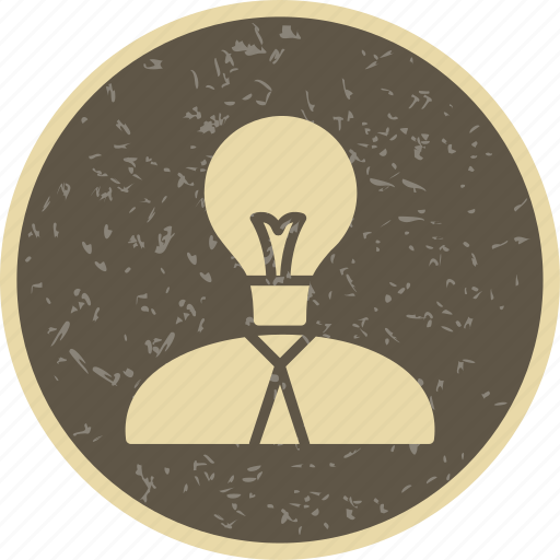 Creative man, creativity, bulb icon - Download on Iconfinder