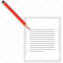 checklist, document, edit, paper, pen, pencil, survey