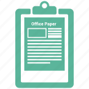 clipboard, note, office, paper