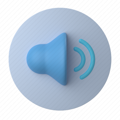 Media, multimedia, sound, volume, music, audio, control 3D illustration - Download on Iconfinder