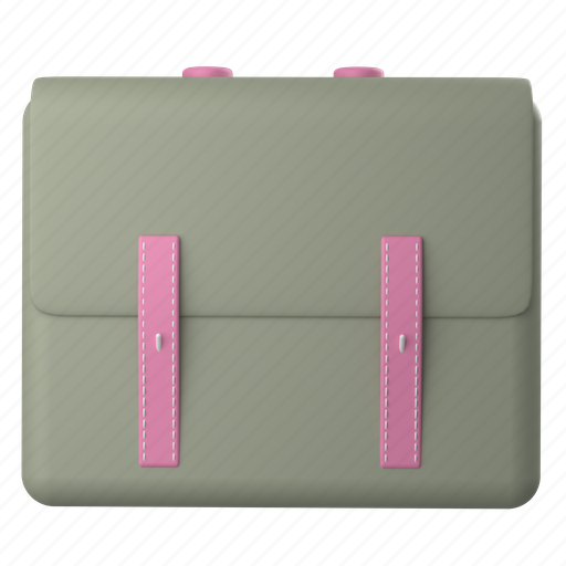 Business, briefcase, suitcase, bag, messenger 3D illustration - Download on Iconfinder
