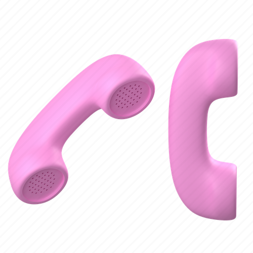 Communication, telephone, phone, call, conversation, talk 3D illustration - Download on Iconfinder