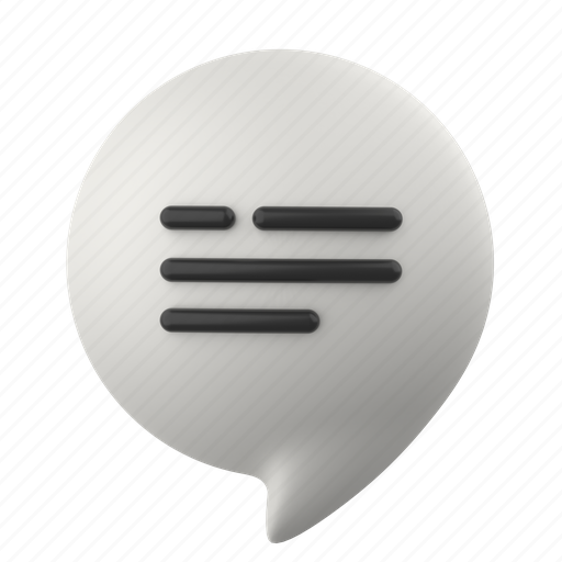 Communication, messages, chat, message, conversation, text, talk 3D illustration - Download on Iconfinder