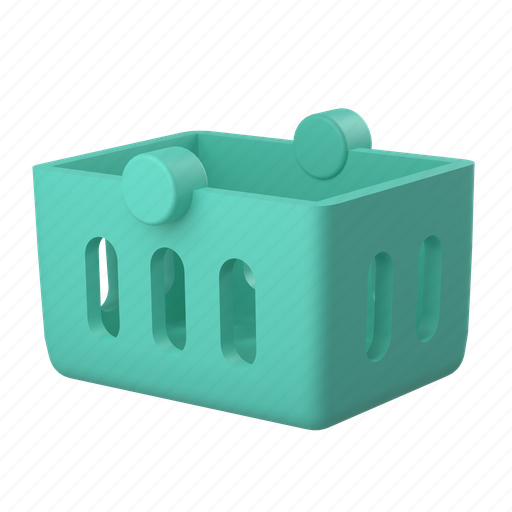 E, commerce, shopping, shop, basket, purchase, cart 3D illustration - Download on Iconfinder