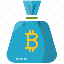bag, bitcoin, business, coin, digital, money