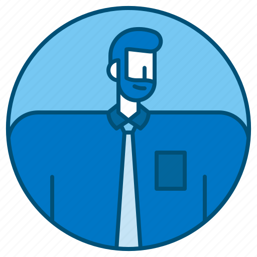 Businessman, man, avatar, beard, worker icon - Download on Iconfinder