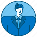 businessman, man, avatar, suit, portrait