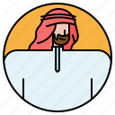 businessman, man, avatar, arab, user
