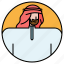 businessman, man, avatar, arab, user 