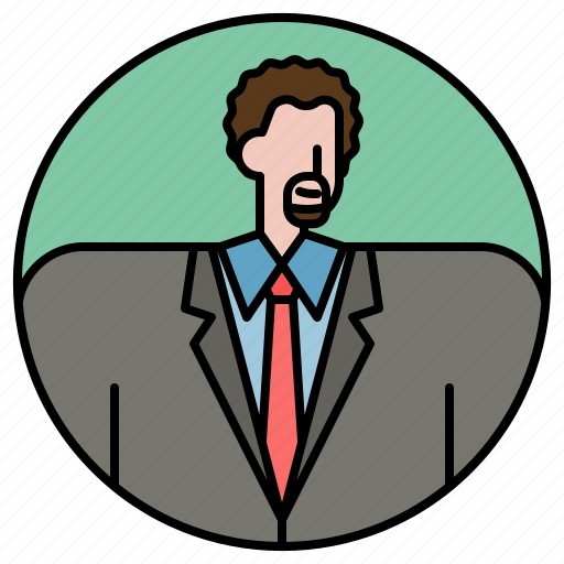 Businessman, man, avatar, beard, suit icon - Download on Iconfinder