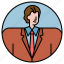 businessman, man, avatar, profile, user 
