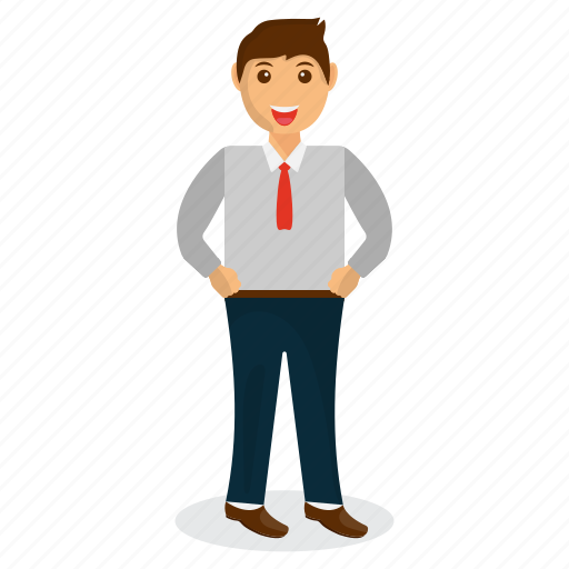 Businessman mascot, cartoon character, happy businessman, office worker,  smart businessman icon - Download on Iconfinder